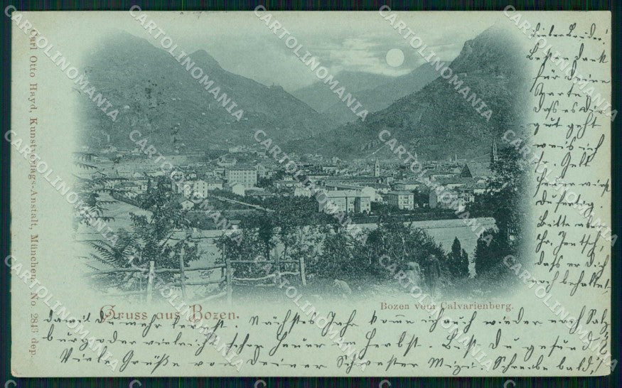Bolzano Città Saluti da Chiaro di Luna cartolina RB5842 – fronte