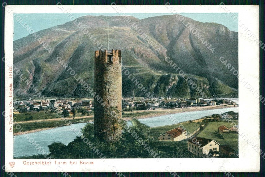 Bolzano Città Torre Druso Trenkler 19742 cartolina RB5848 – fronte