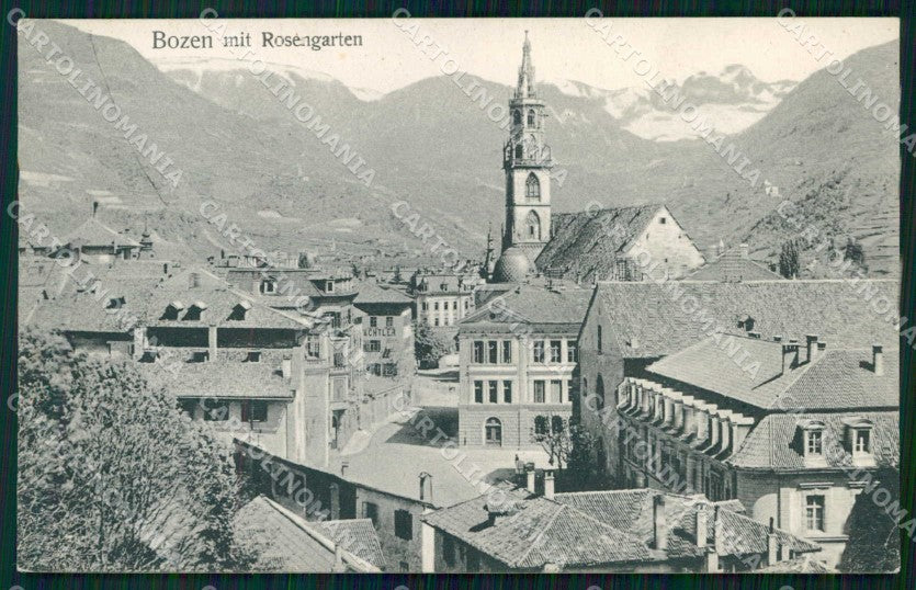 Bolzano Città Rosengarten cartolina RB5852 – fronte