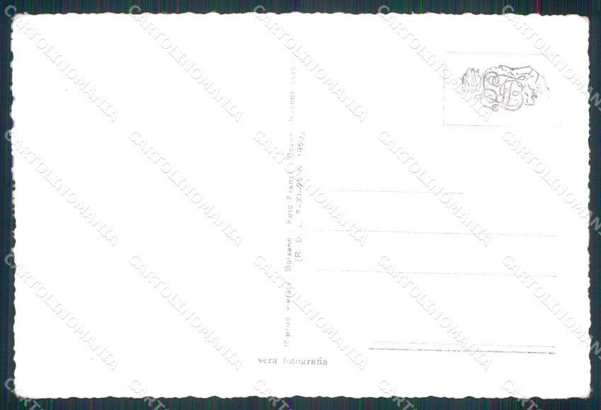 Bolzano Appiano Lago Stabilimento Balneare Franzl 705 199 Foto cartolina RB5855 – retro