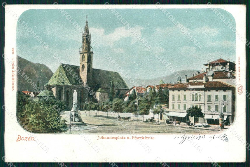 Bolzano Città Chiesa Parrocchiale Franzl 2221 cartolina RB5858 – fronte