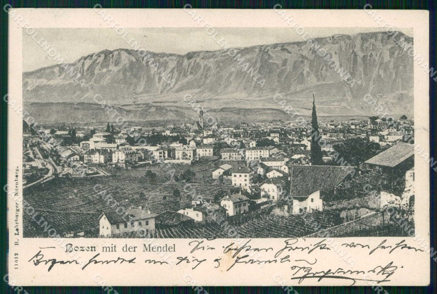 Bolzano Città Passo Mendola cartolina RB5866 – fronte