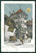 Bolzano Città Batzenhausel Paper Moon ABRASA cartolina RB5878 – fronte