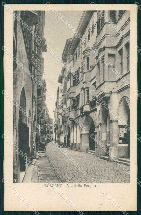 Bolzano Città Via della Pergola cartolina RB5879 – fronte