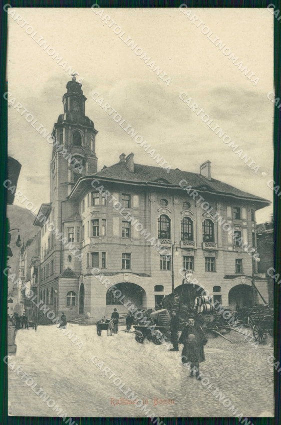 Bolzano Città Municipio cartolina RB5883 – fronte