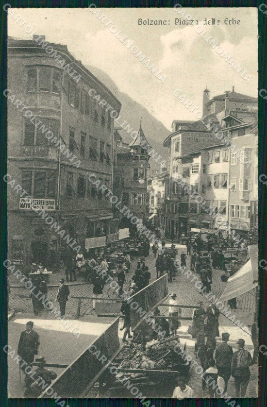 Bolzano Città Piazza delle Erbe Franzl 300 3 cartolina RB5887 – fronte