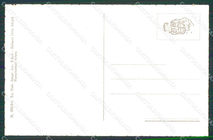 Bolzano Città Piazza delle Erbe Franzl 300 3 cartolina RB5887 – retro