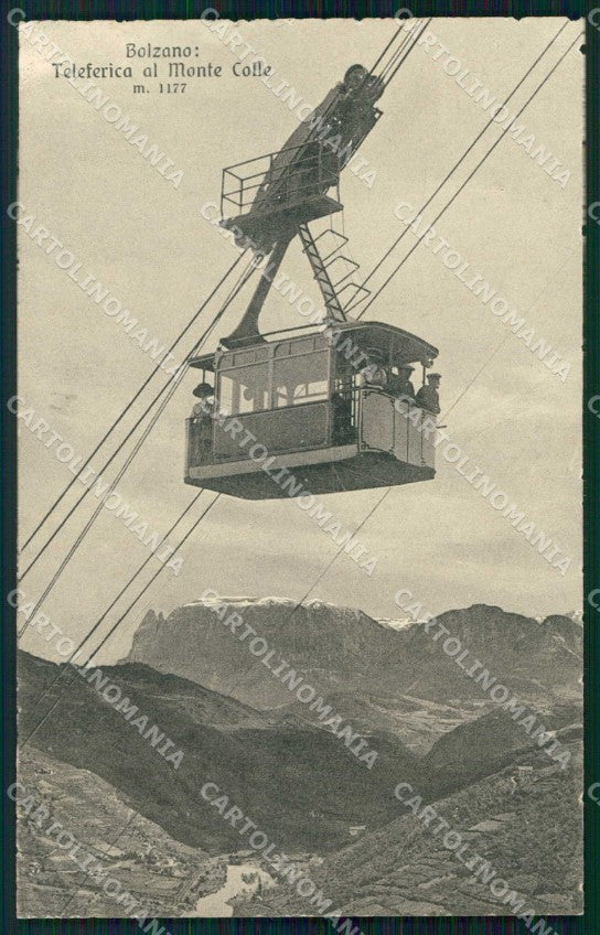 Bolzano Città Teleferica al Monte Colle Franzl 300 61 cartolina RB5888 – fronte