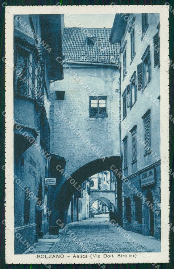 Bolzano Città Via Dott Streiter cartolina RB5897 – fronte