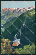 Bolzano Città Teleferica al Monte Colle Franzl 500 93 cartolina RB5898 – fronte