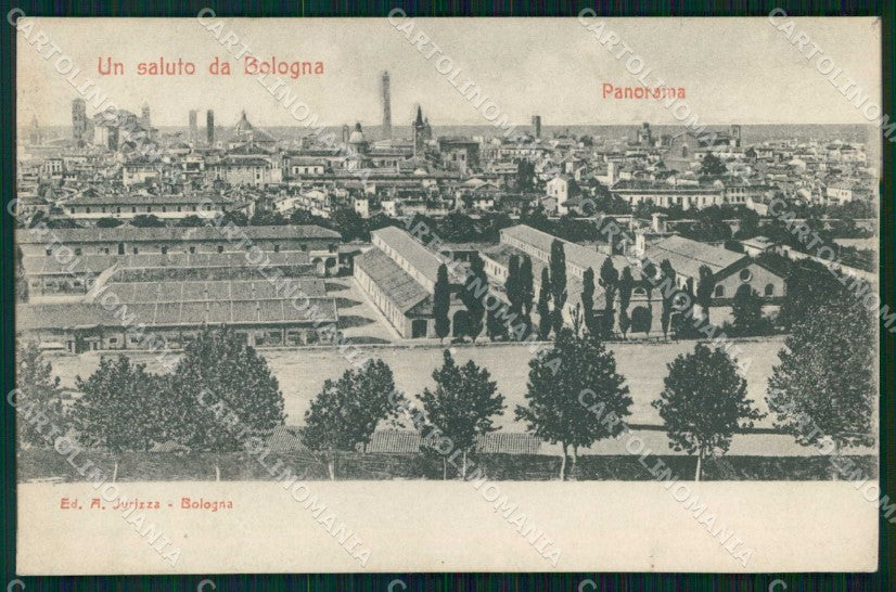 Bologna Città Saluto da Veduta Generale cartolina RB5918 – fronte