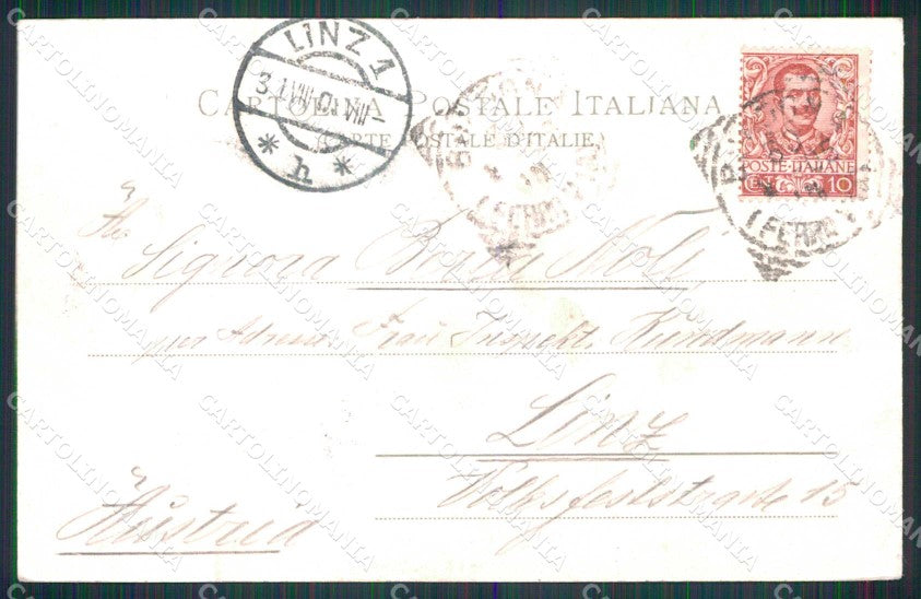 Bologna Città Veduta Generale Stengel 11660 ANGOLINO SCOLLATO cartolina RB5924 – retro
