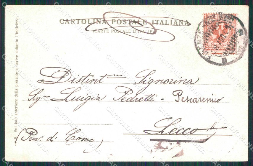 Bologna Città Scalea Principale della Montagnola cartolina RB5925 – retro