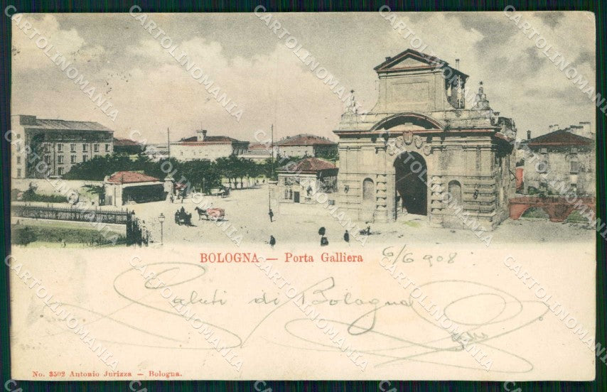 Bologna Città Porta Galliera ABRASA cartolina RB5936 – fronte