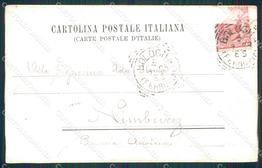 Bologna Città Porta Galliera ABRASA cartolina RB5936 – retro