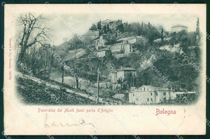 Bologna Città Monti Fuori Porta d'Areglio Stengel 11674 cartolina RB5938 – fronte