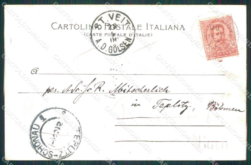 Bologna Città Monti Fuori Porta d'Areglio Stengel 11674 cartolina RB5938 – retro