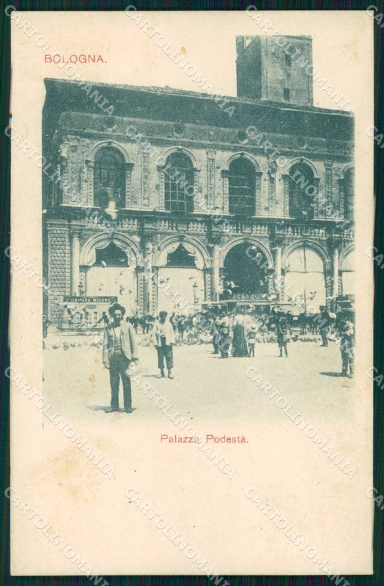 Bologna Città Palazzo Podestà SCOLLATA cartolina RB5948 – fronte