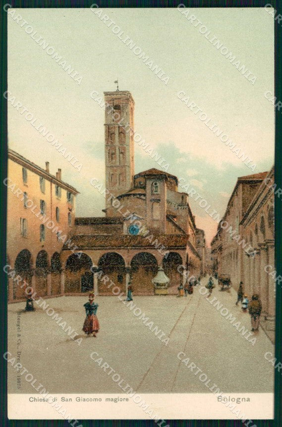 Bologna Città Chiesa San Giacomo Maggiore Stengel 11876 cartolina RB5950 – fronte