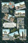Bologna Città Saluti da Torri Chiese Monumenti cartolina RB5955 – fronte