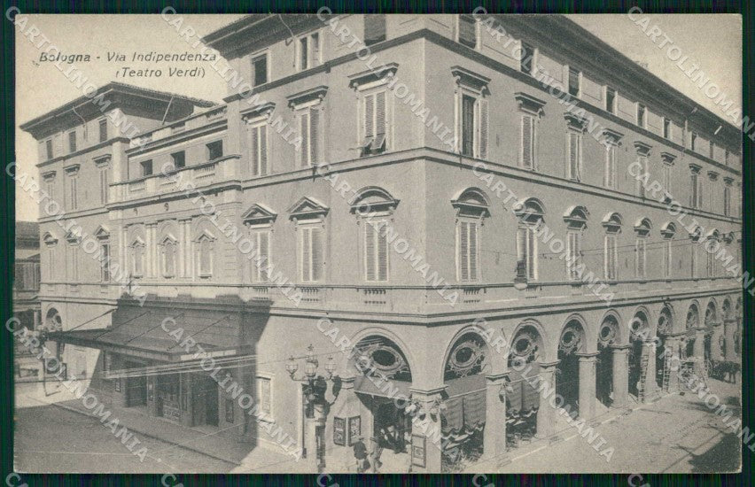 Bologna Città Via Indipendenza Teatro Verdi cartolina RB5962 – fronte