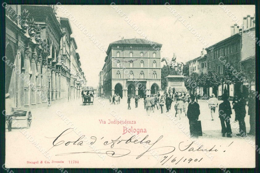 Bologna Città Via Indipendenza Stengel 11784 cartolina RB5963 – fronte