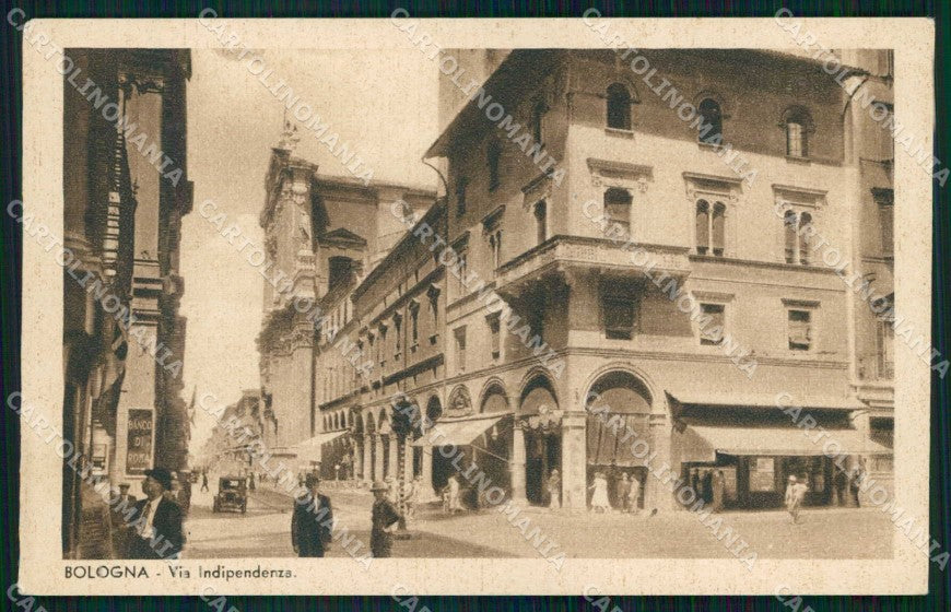Bologna Città Via Indipendenza cartolina RB5974 – fronte