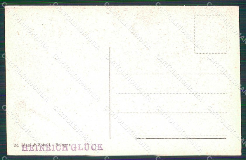 Bologna Città Porticato San Bartolomeo Tram cartolina RB5984 – retro