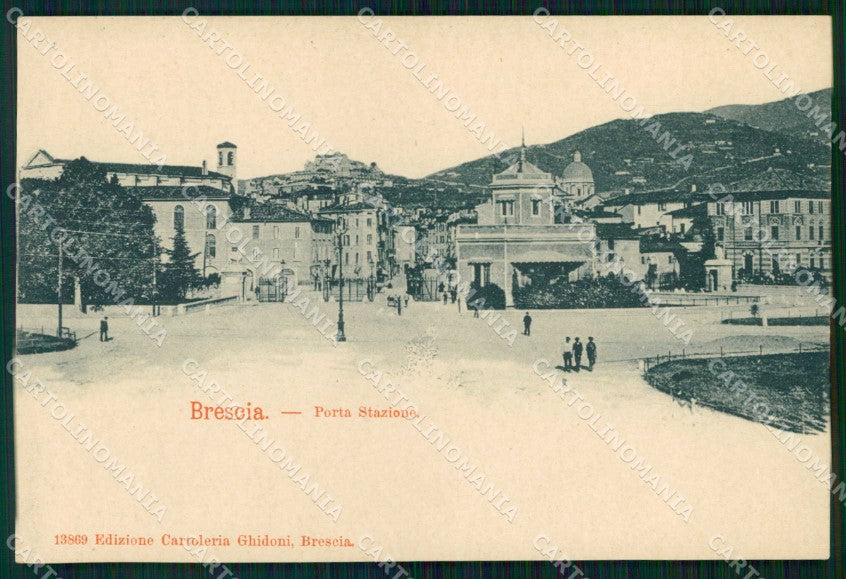 Brescia Città Porta Stazione cartolina RB5999 – fronte