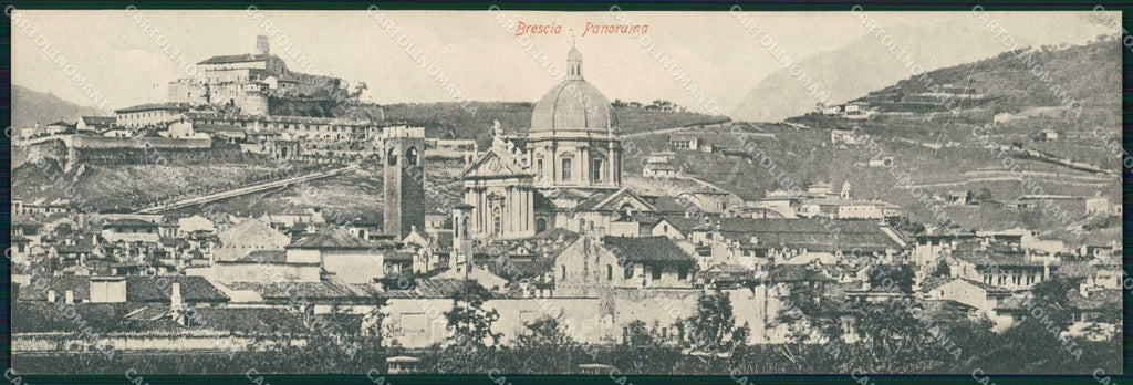 Brescia Città Veduta Generale Doppia cartolina RB6003 – fronte