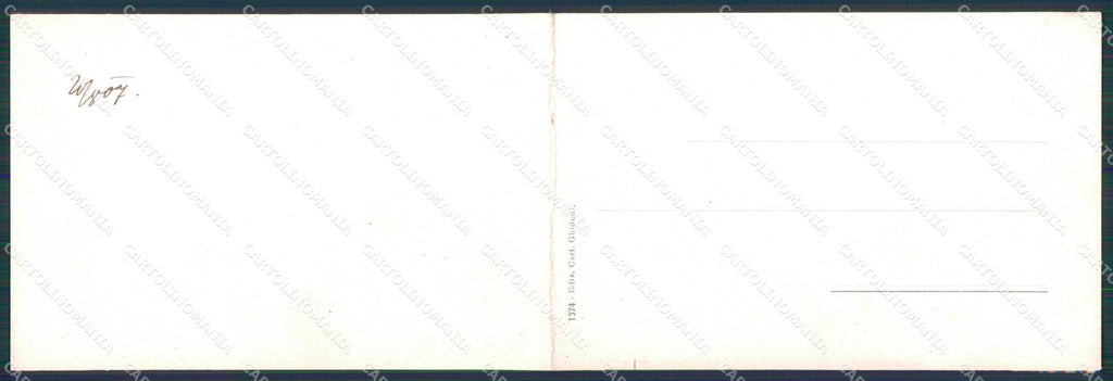 Brescia Città Veduta Generale Doppia cartolina RB6003 – retro