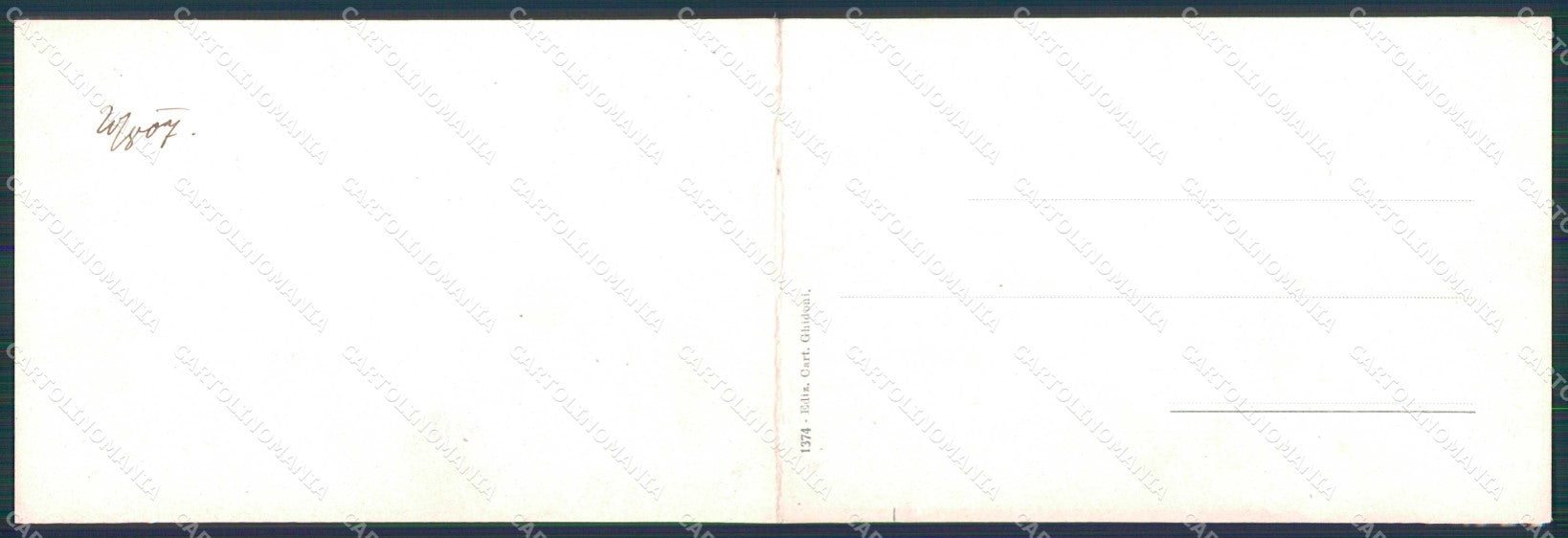 Brescia Città Veduta Generale Doppia cartolina RB6003 – retro