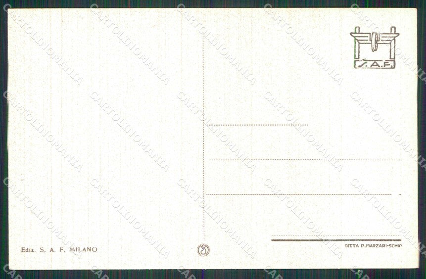 Brescia Città Saluti da Treno Grande Velocità Schio cartolina RB6005 – retro