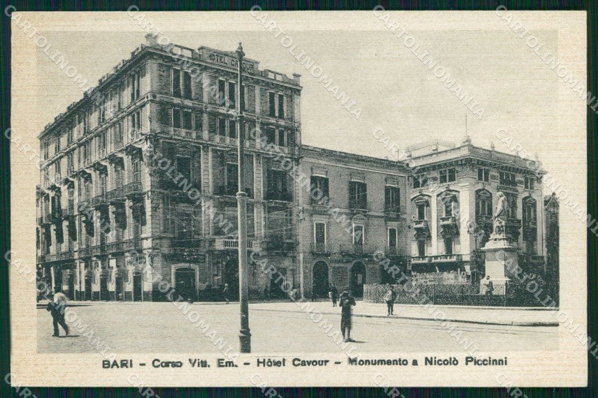 Bari Città Corso Vittorio Emanuele Hotel Cavour cartolina RB6027 – fronte