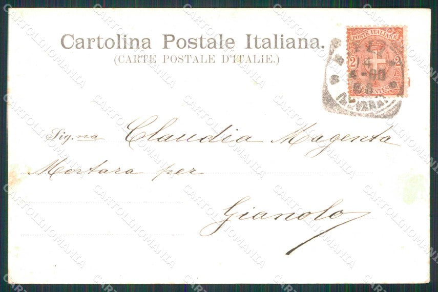 Biella Città Collegio Santa Caterina Dame Inglesi cartolina RB6039 – retro