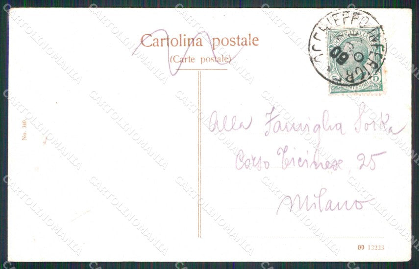 Biella Città Veduta dal Piazzo cartolina RB6050 – retro
