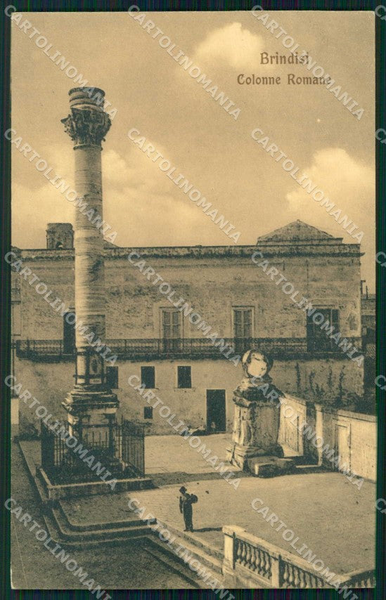Brindisi Città Colonne Romane cartolina RB6054 – fronte