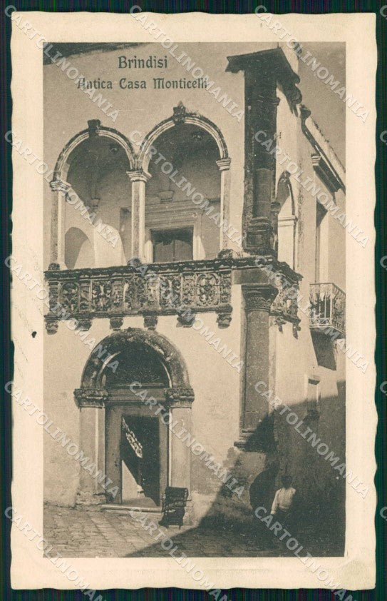 Brindisi Città Antica Casa Monticelli cartolina RB6061 – fronte