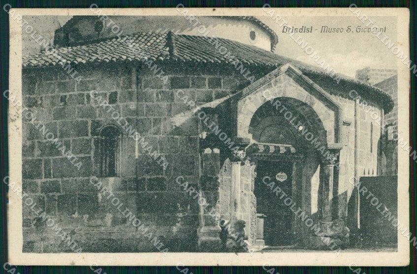 Brindisi Città Museo San Giovanni cartolina RB6073 – fronte