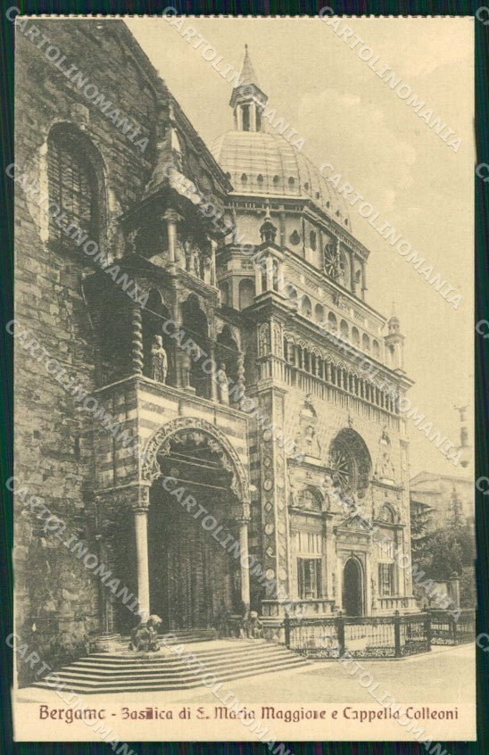 Bergamo Città Basilica Santa Maria Maggiore Cappella Colleoni cartolina RB6085 – fronte