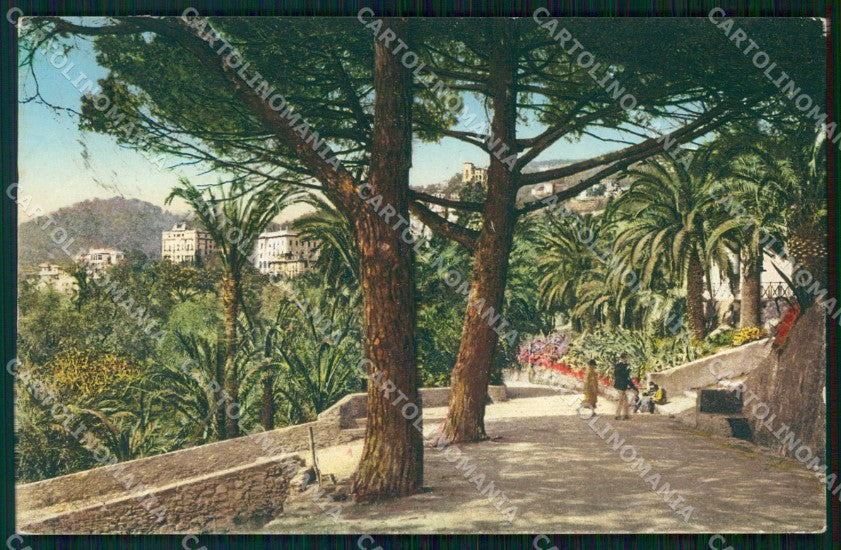 Imperia Bordighera Giardini Pubblici Brunner 21811 cartolina RB6093 – fronte