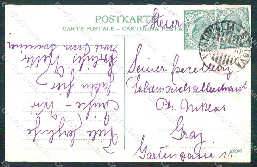 Imperia Bordighera Palme cartolina RB6101 – retro
