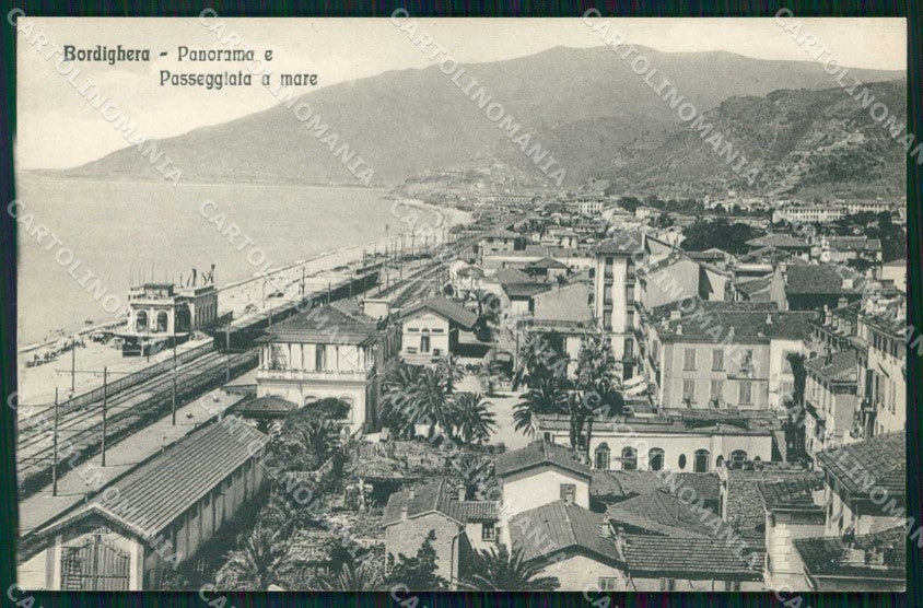 Imperia Bordighera Passeggiata a Mare Alterocca 125665 cartolina RB6115 – fronte