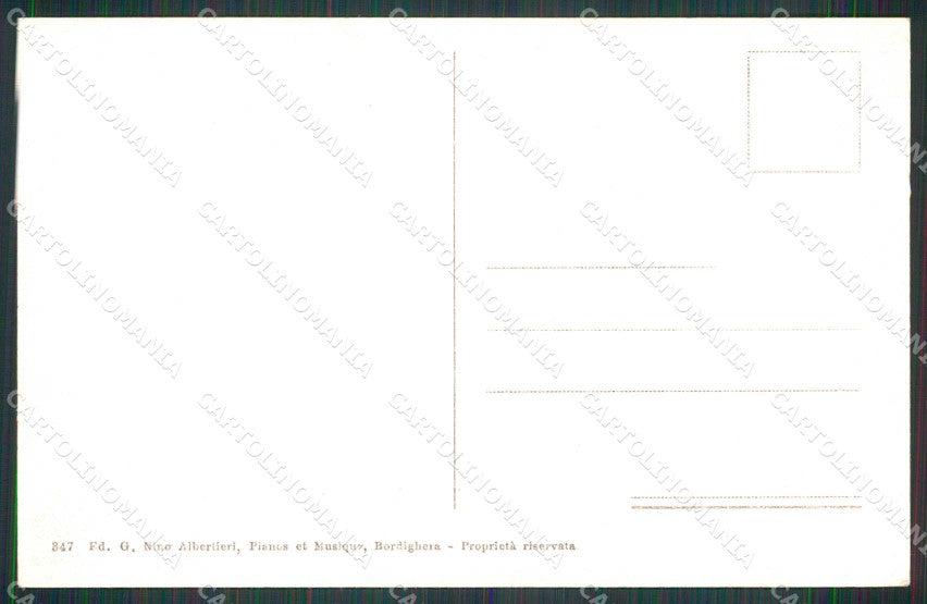 Imperia Bordighera Apricale cartolina RB6118 – retro