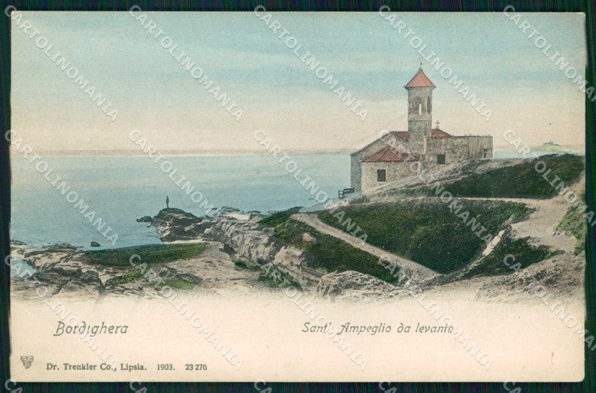 Imperia Bordighera Sant'Ampeglio da Levante Trenkler 23276 cartolina RB6121 – fronte