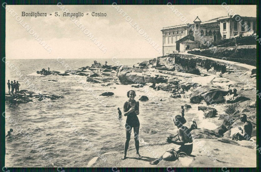 Imperia Bordighera Sant'Ampeglio Casino Alterocca 125672 cartolina RB6123 – fronte