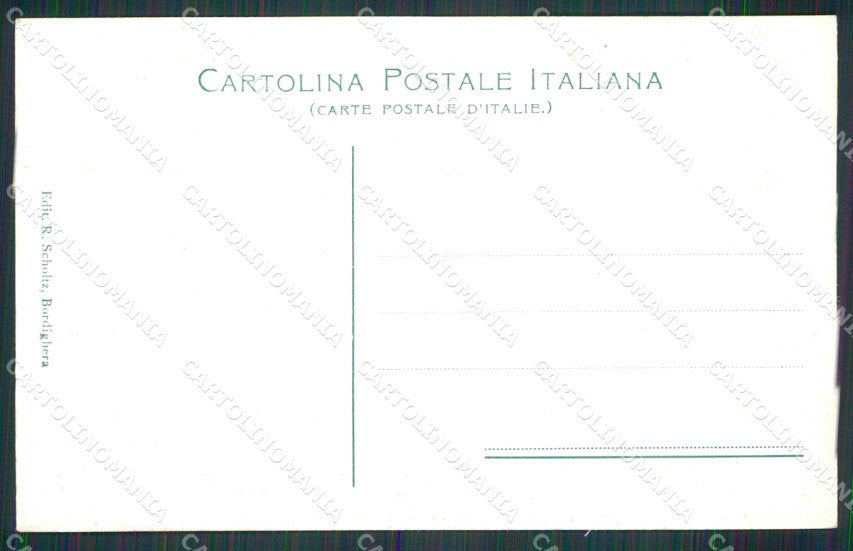 Imperia Bordighera Saluti da La Marina cartolina RB6126 – retro