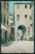 Imperia Bordighera Via di Mezzo SCOLLATA cartolina RB6129 – fronte