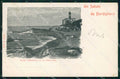 Imperia Bordighera Saluto da Sant'Ampeglio Spiaggia cartolina RB6132 – fronte