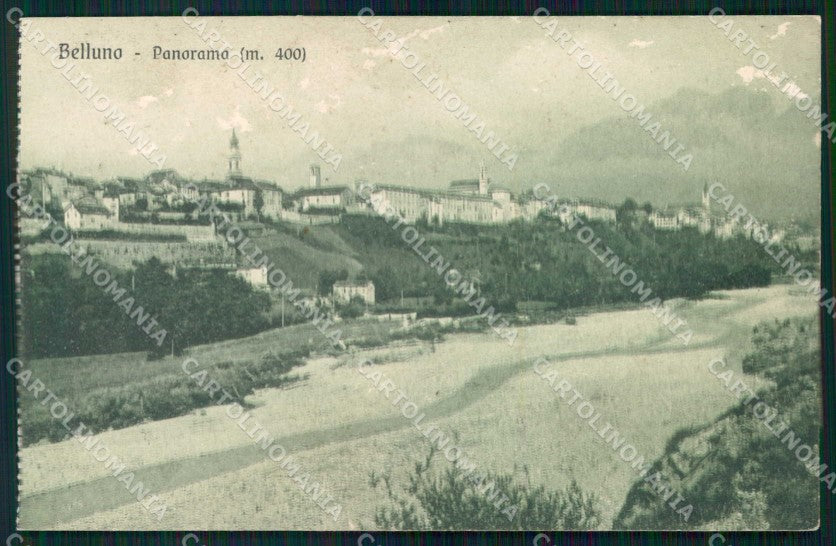 Belluno Città SCOLLATA ABRASA Breveglieri 66087 cartolina RB6153 – fronte
